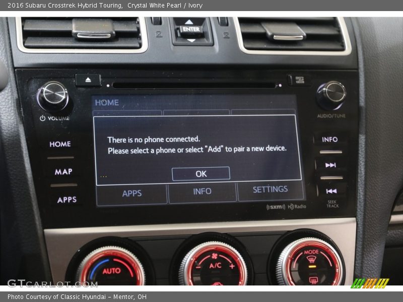 Crystal White Pearl / Ivory 2016 Subaru Crosstrek Hybrid Touring