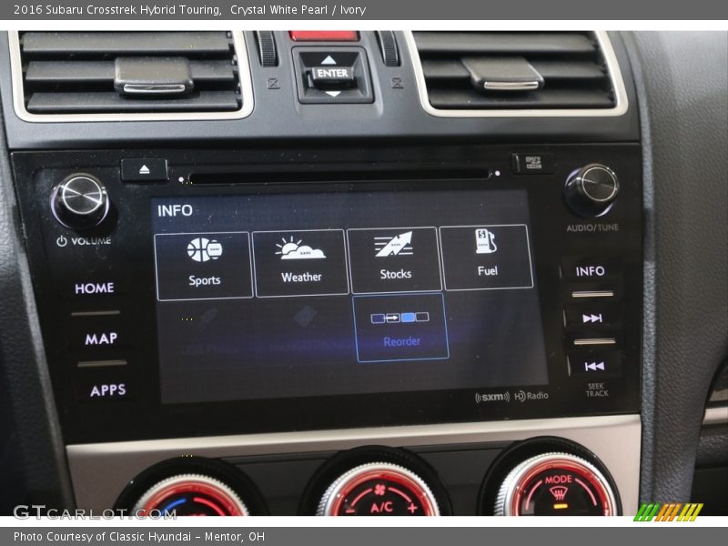 Crystal White Pearl / Ivory 2016 Subaru Crosstrek Hybrid Touring