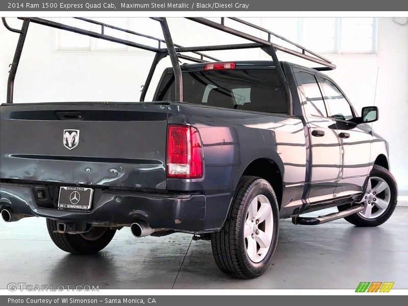 Maximum Steel Metallic / Black/Diesel Gray 2014 Ram 1500 Express Quad Cab