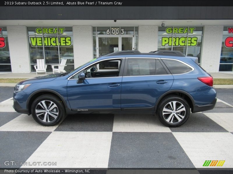 Abyss Blue Pearl / Titanium Gray 2019 Subaru Outback 2.5i Limited