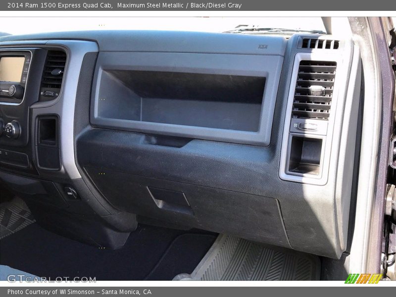 Maximum Steel Metallic / Black/Diesel Gray 2014 Ram 1500 Express Quad Cab