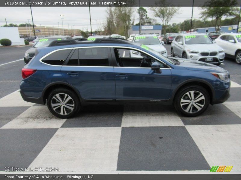 Abyss Blue Pearl / Titanium Gray 2019 Subaru Outback 2.5i Limited