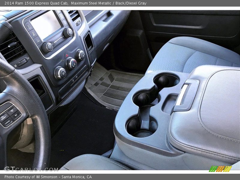 Maximum Steel Metallic / Black/Diesel Gray 2014 Ram 1500 Express Quad Cab