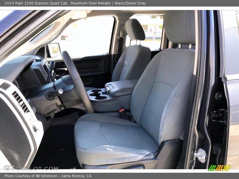 Maximum Steel Metallic / Black/Diesel Gray 2014 Ram 1500 Express Quad Cab