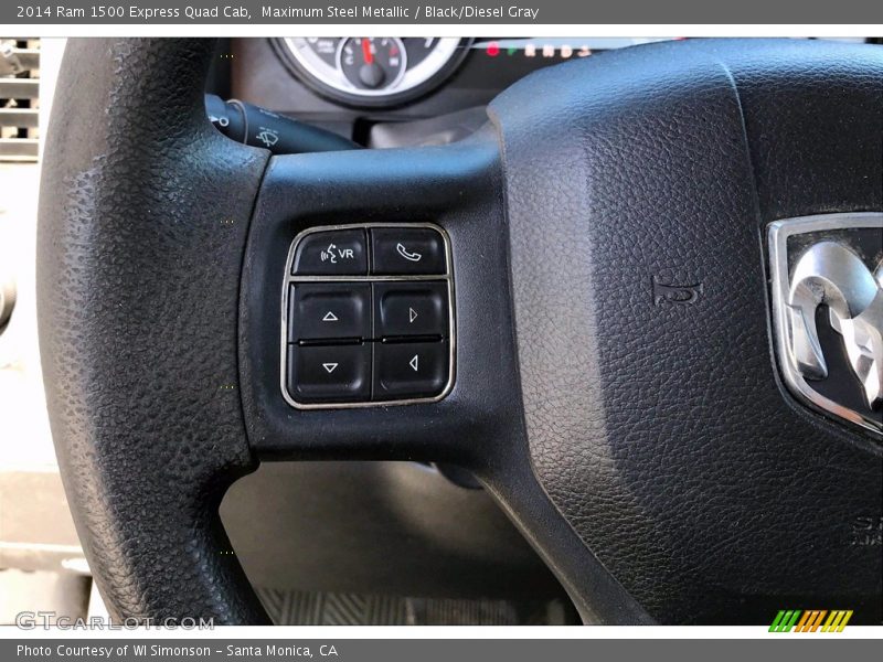 Maximum Steel Metallic / Black/Diesel Gray 2014 Ram 1500 Express Quad Cab