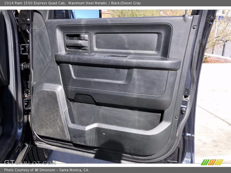 Maximum Steel Metallic / Black/Diesel Gray 2014 Ram 1500 Express Quad Cab