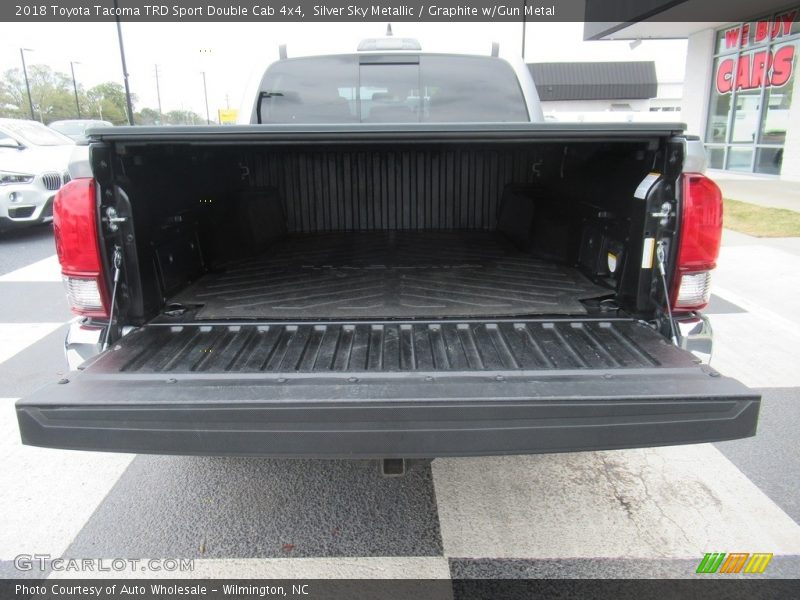 Silver Sky Metallic / Graphite w/Gun Metal 2018 Toyota Tacoma TRD Sport Double Cab 4x4