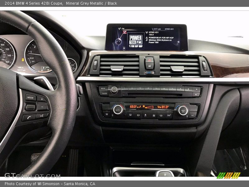 Mineral Grey Metallic / Black 2014 BMW 4 Series 428i Coupe