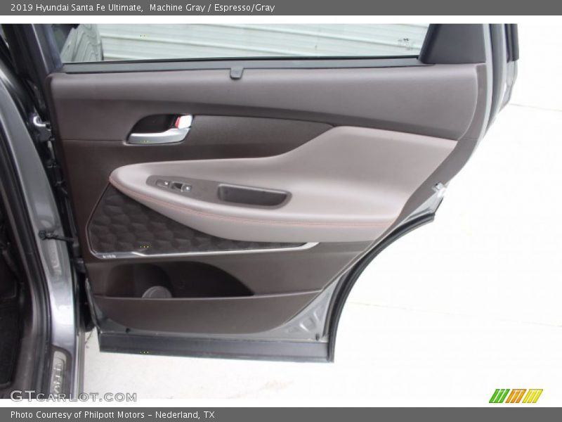 Machine Gray / Espresso/Gray 2019 Hyundai Santa Fe Ultimate