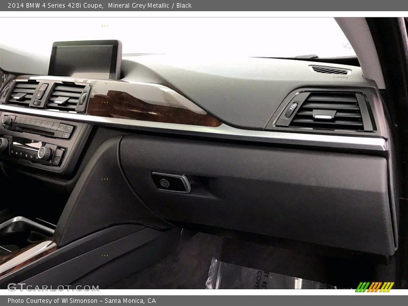 Mineral Grey Metallic / Black 2014 BMW 4 Series 428i Coupe