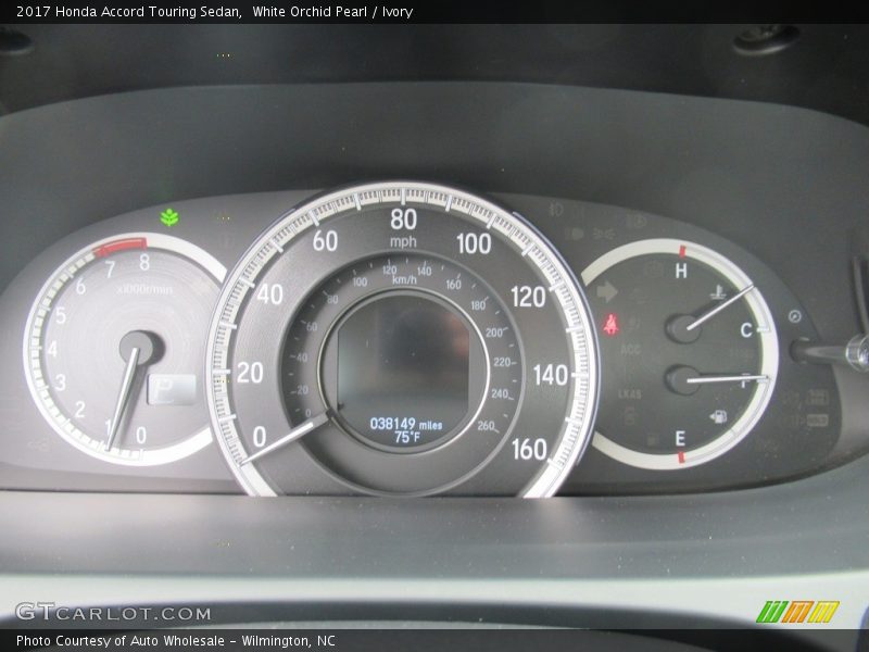 White Orchid Pearl / Ivory 2017 Honda Accord Touring Sedan