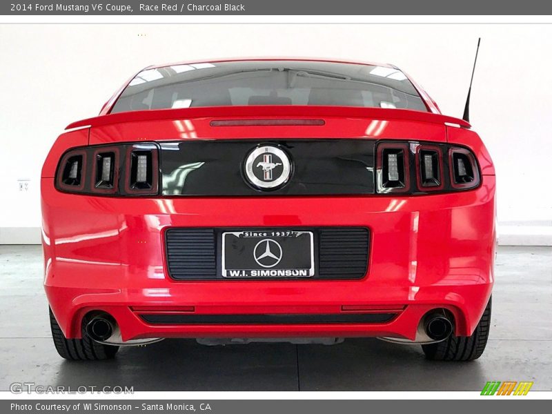 Race Red / Charcoal Black 2014 Ford Mustang V6 Coupe