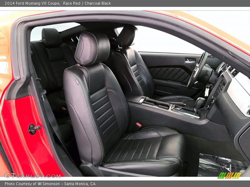  2014 Mustang V6 Coupe Charcoal Black Interior