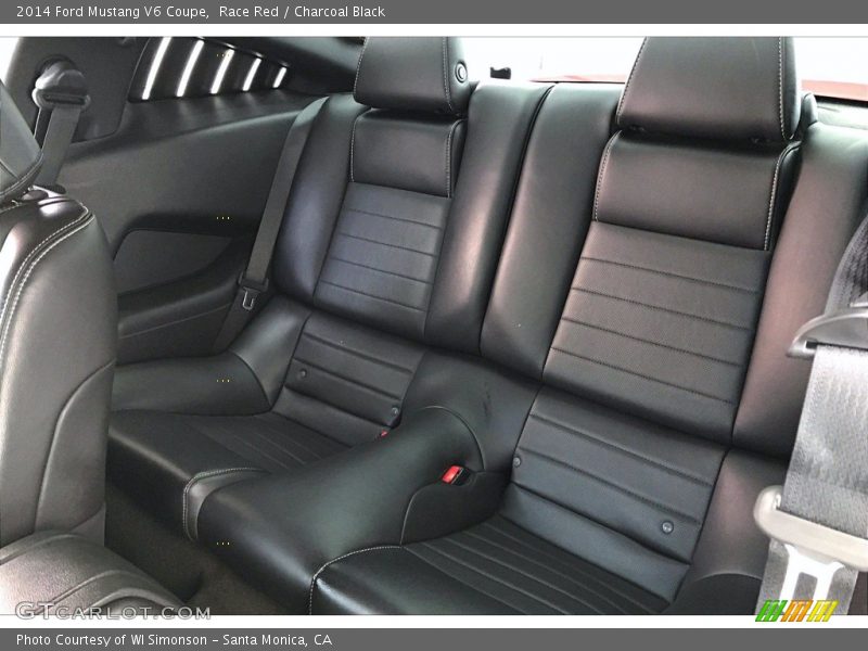Rear Seat of 2014 Mustang V6 Coupe