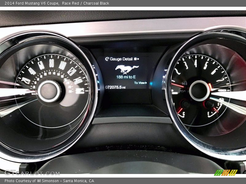  2014 Mustang V6 Coupe V6 Coupe Gauges