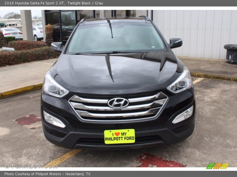 Twilight Black / Gray 2016 Hyundai Santa Fe Sport 2.0T
