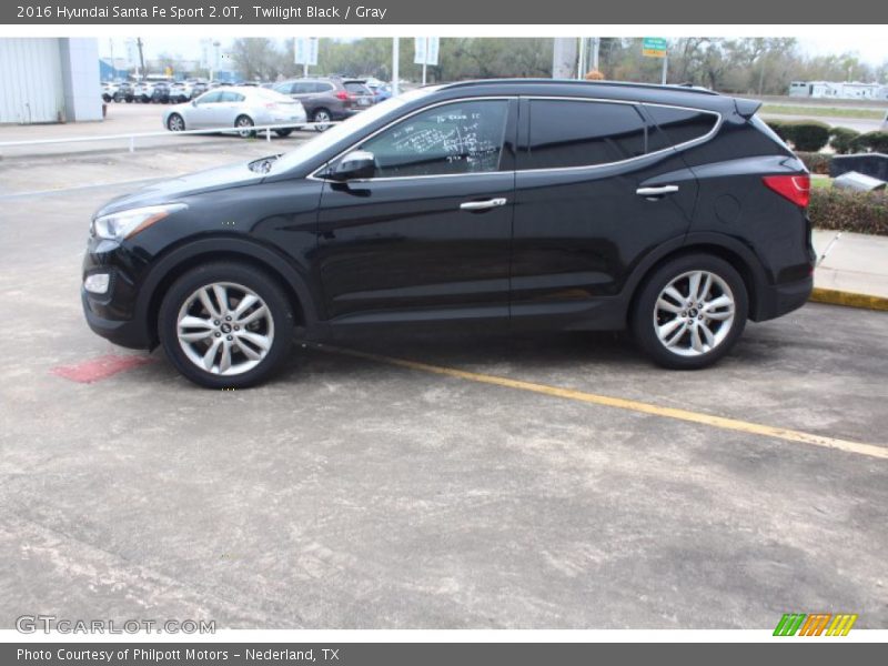 Twilight Black / Gray 2016 Hyundai Santa Fe Sport 2.0T