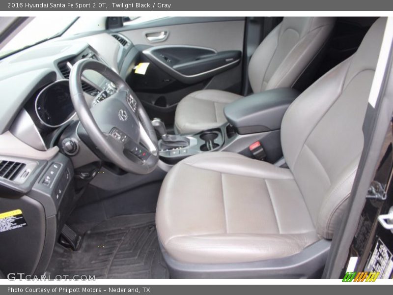 Twilight Black / Gray 2016 Hyundai Santa Fe Sport 2.0T