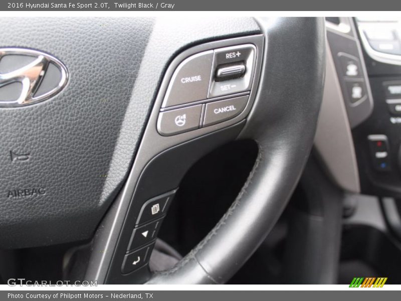 Twilight Black / Gray 2016 Hyundai Santa Fe Sport 2.0T