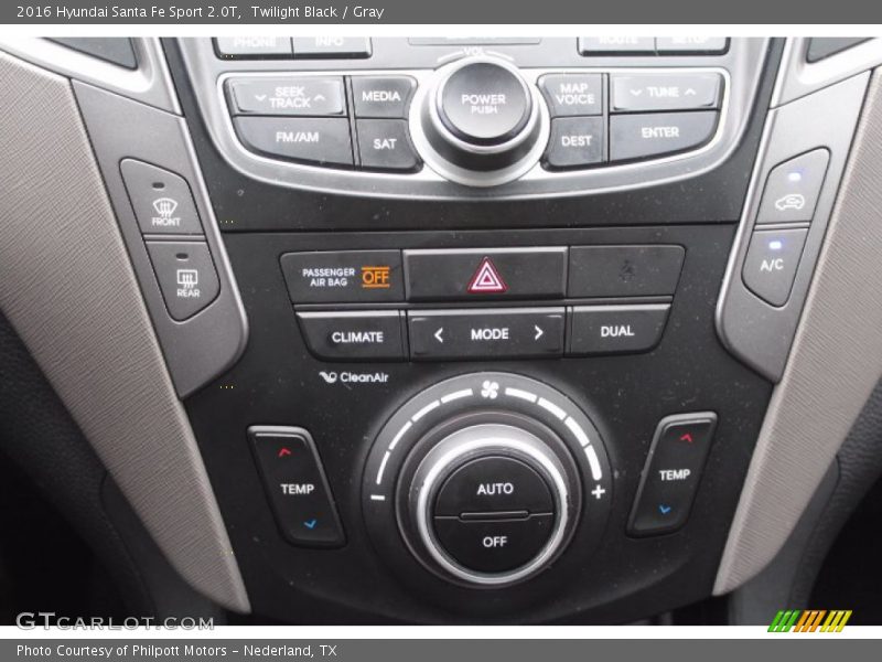 Twilight Black / Gray 2016 Hyundai Santa Fe Sport 2.0T