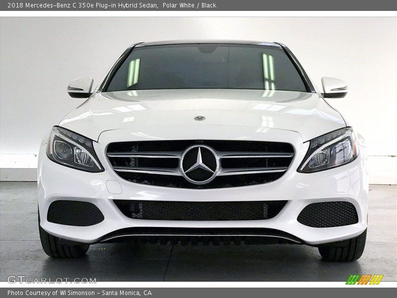 Polar White / Black 2018 Mercedes-Benz C 350e Plug-in Hybrid Sedan