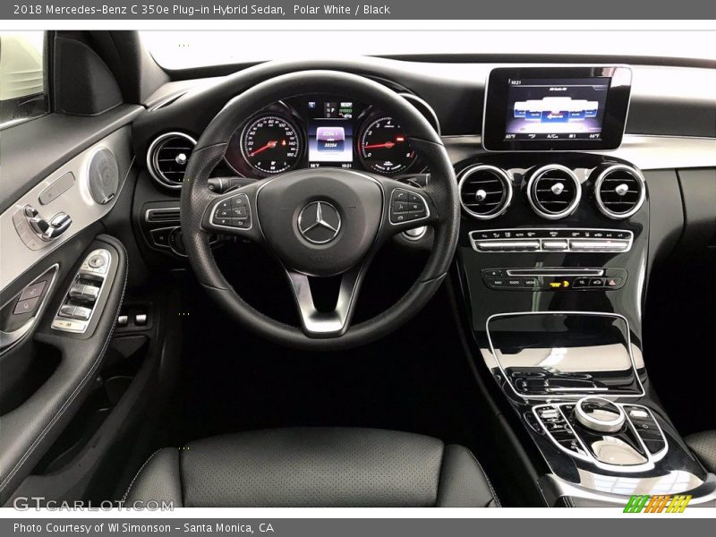 Polar White / Black 2018 Mercedes-Benz C 350e Plug-in Hybrid Sedan