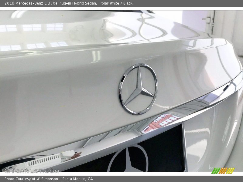 Polar White / Black 2018 Mercedes-Benz C 350e Plug-in Hybrid Sedan