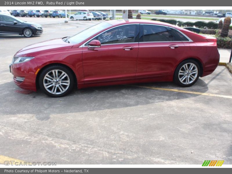 Ruby Red / Light Dune 2014 Lincoln MKZ FWD