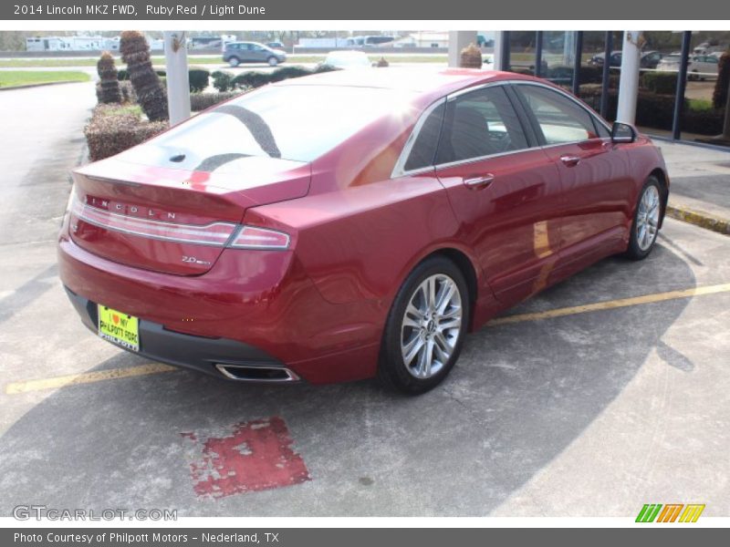 Ruby Red / Light Dune 2014 Lincoln MKZ FWD