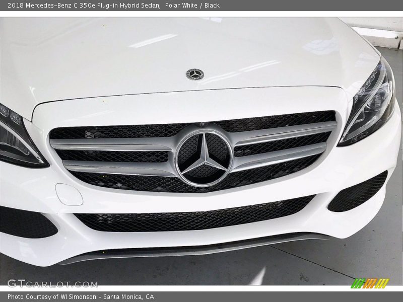 Polar White / Black 2018 Mercedes-Benz C 350e Plug-in Hybrid Sedan
