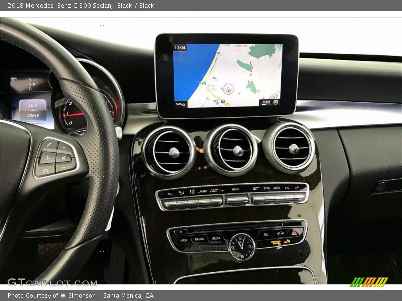 Black / Black 2018 Mercedes-Benz C 300 Sedan