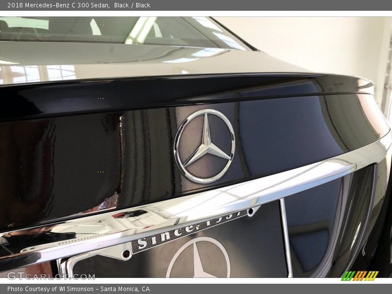 Black / Black 2018 Mercedes-Benz C 300 Sedan