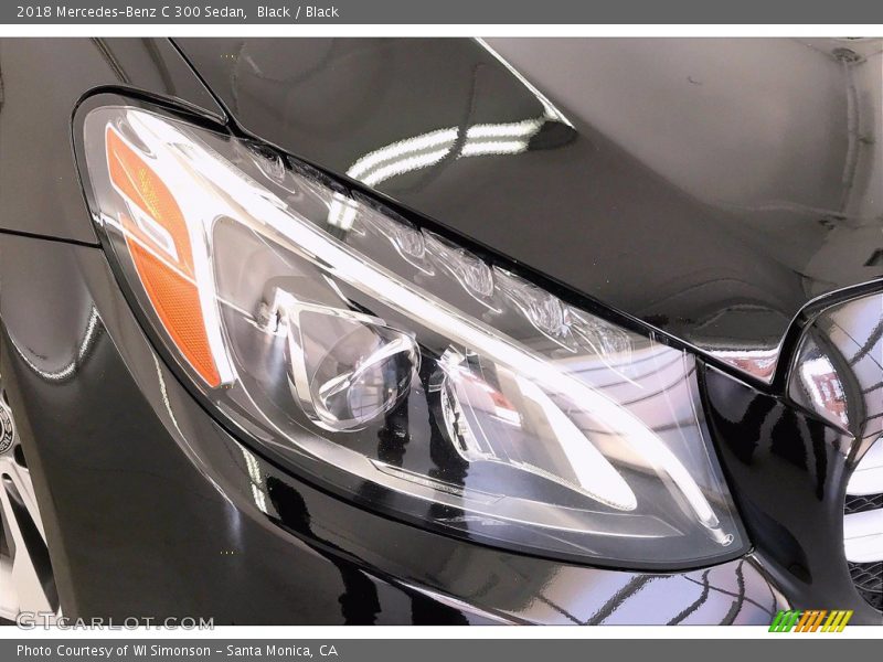 Black / Black 2018 Mercedes-Benz C 300 Sedan