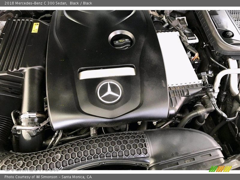 Black / Black 2018 Mercedes-Benz C 300 Sedan