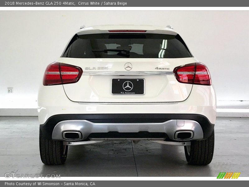 Cirrus White / Sahara Beige 2018 Mercedes-Benz GLA 250 4Matic