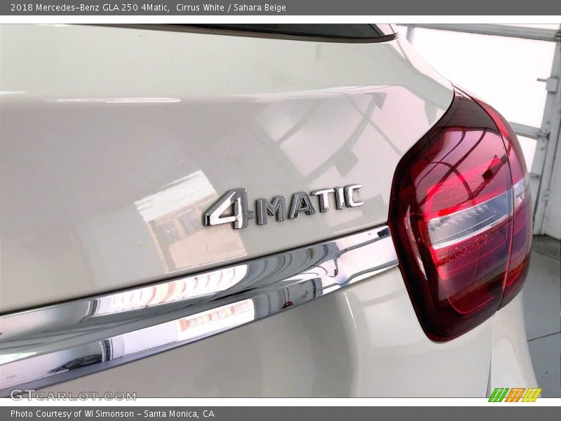 Cirrus White / Sahara Beige 2018 Mercedes-Benz GLA 250 4Matic
