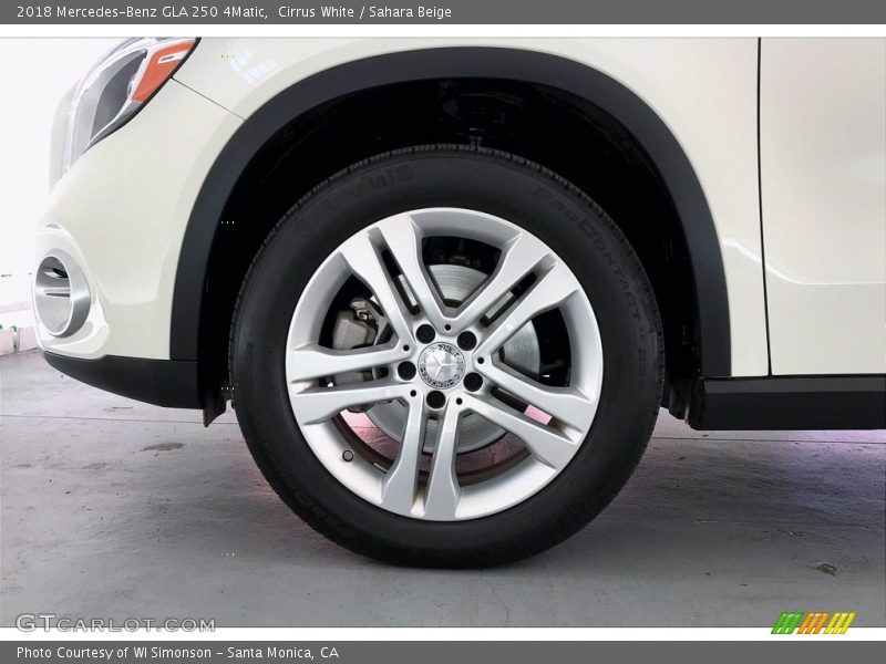 Cirrus White / Sahara Beige 2018 Mercedes-Benz GLA 250 4Matic