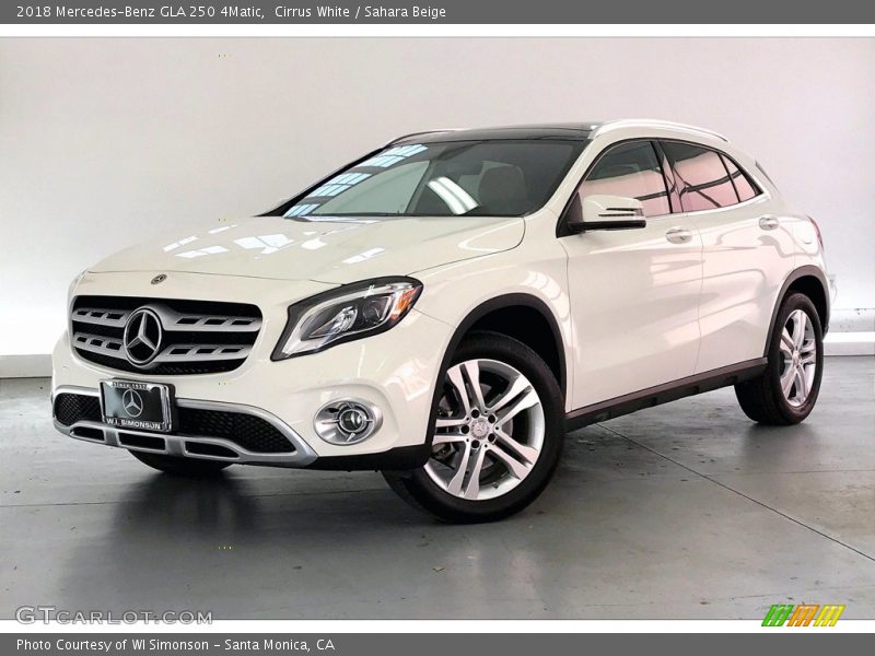 Cirrus White / Sahara Beige 2018 Mercedes-Benz GLA 250 4Matic