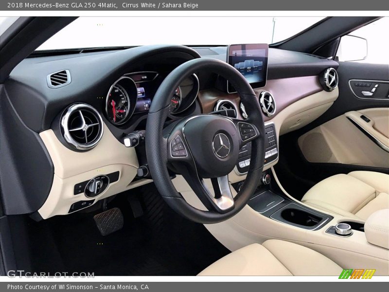 Cirrus White / Sahara Beige 2018 Mercedes-Benz GLA 250 4Matic