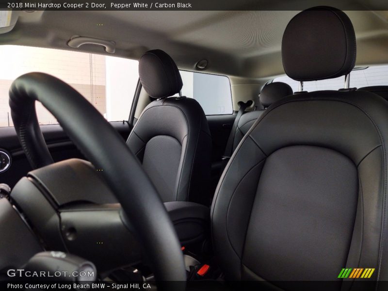 Pepper White / Carbon Black 2018 Mini Hardtop Cooper 2 Door