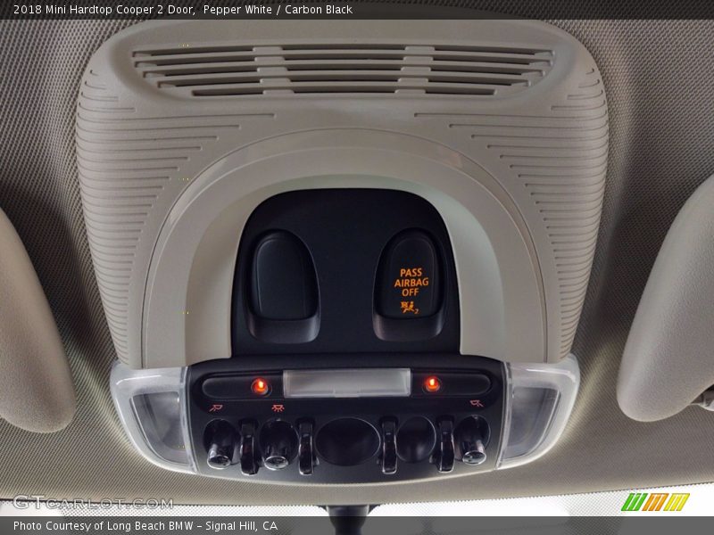 Pepper White / Carbon Black 2018 Mini Hardtop Cooper 2 Door