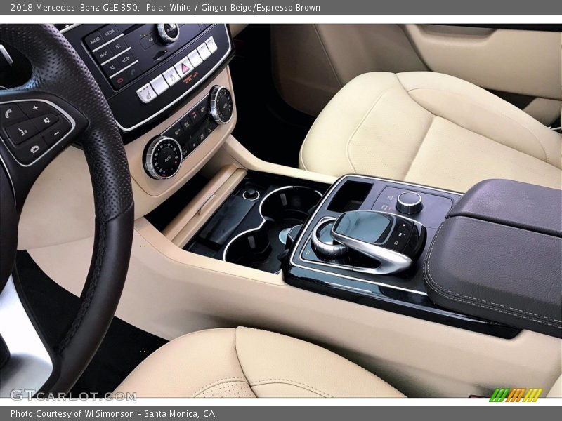 Polar White / Ginger Beige/Espresso Brown 2018 Mercedes-Benz GLE 350