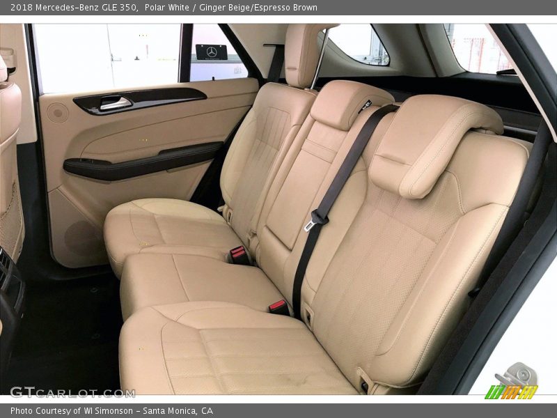 Polar White / Ginger Beige/Espresso Brown 2018 Mercedes-Benz GLE 350
