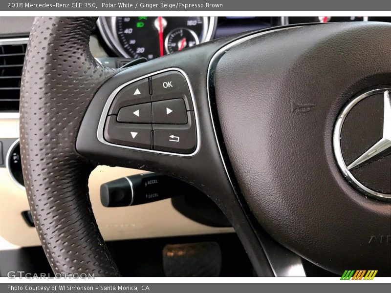 Polar White / Ginger Beige/Espresso Brown 2018 Mercedes-Benz GLE 350