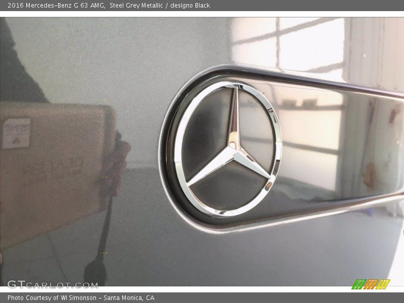 Steel Grey Metallic / designo Black 2016 Mercedes-Benz G 63 AMG