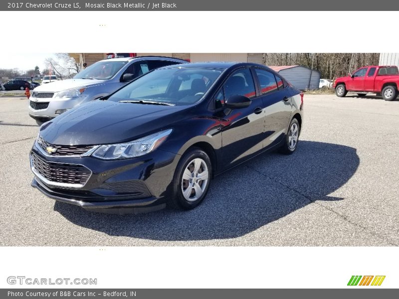 Mosaic Black Metallic / Jet Black 2017 Chevrolet Cruze LS