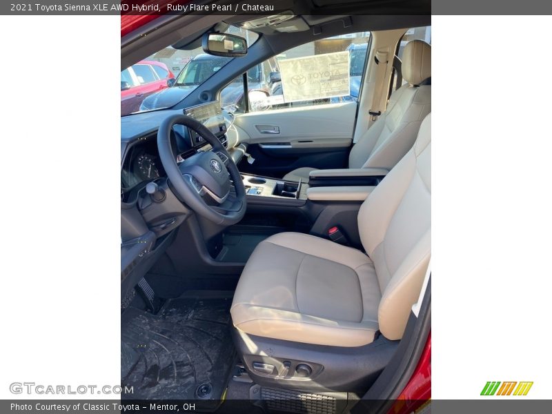 Ruby Flare Pearl / Chateau 2021 Toyota Sienna XLE AWD Hybrid