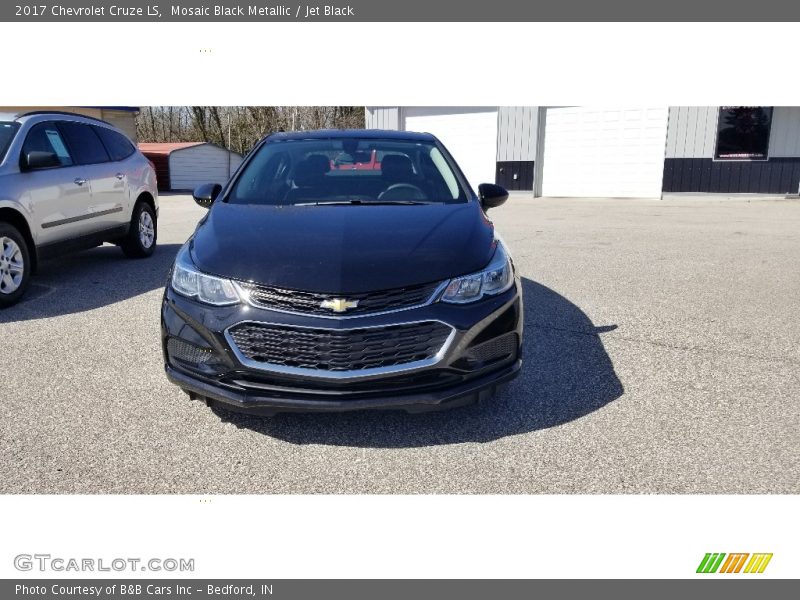 Mosaic Black Metallic / Jet Black 2017 Chevrolet Cruze LS