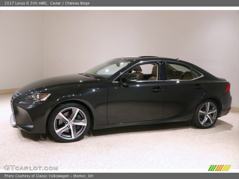 Caviar / Chateau Beige 2017 Lexus IS 300 AWD