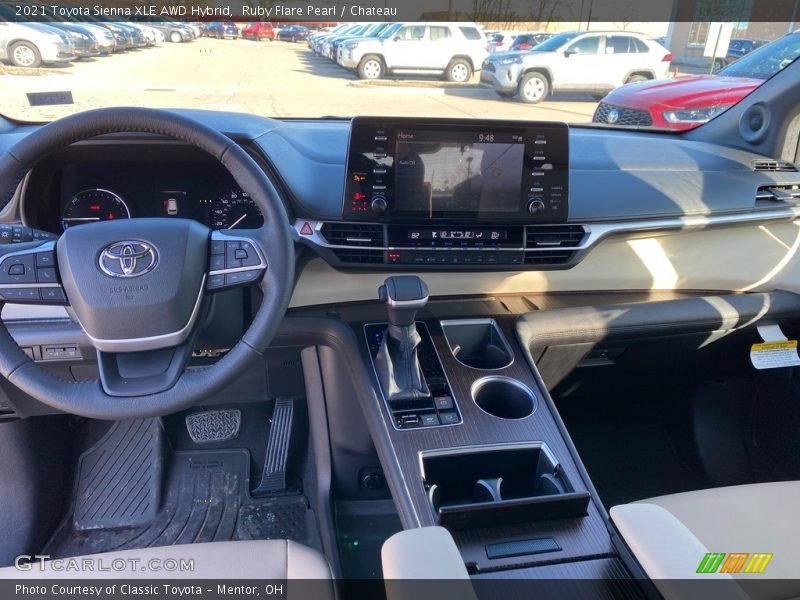 Ruby Flare Pearl / Chateau 2021 Toyota Sienna XLE AWD Hybrid